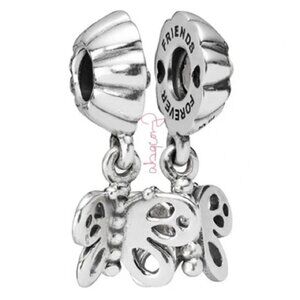 Pandora Sterling Silver Friends Forever Dangle Charm 790531